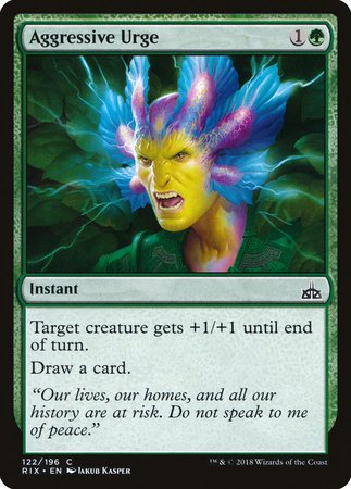 Aggressive Urge [Rivals of Ixalan] | Exor Games New Glasgow