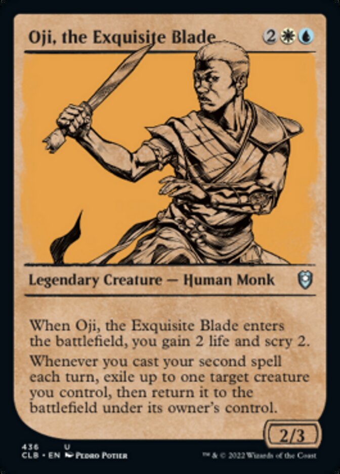 Oji, the Exquisite Blade (Showcase) [Commander Legends: Battle for Baldur's Gate] | Exor Games New Glasgow