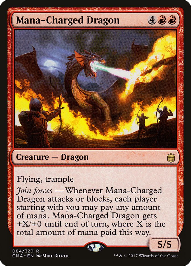 Mana-Charged Dragon [Commander Anthology] | Exor Games New Glasgow