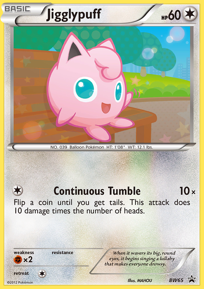 Jigglypuff (BW65) [Black & White: Black Star Promos] | Exor Games New Glasgow