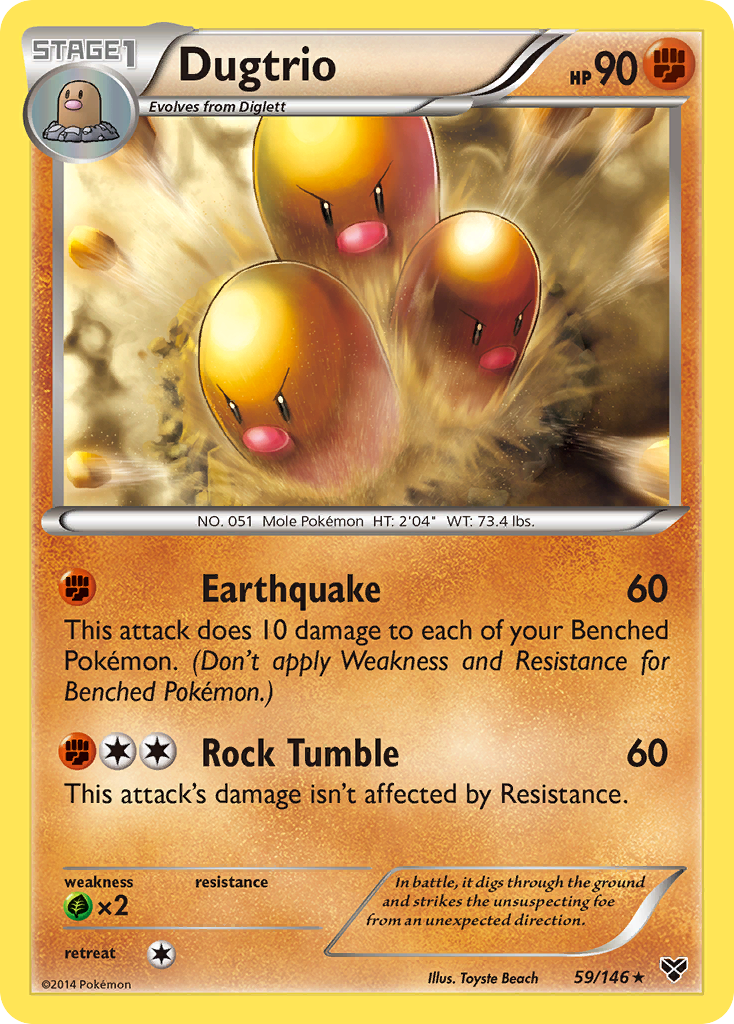 Dugtrio (59/146) [XY: Base Set] | Exor Games New Glasgow