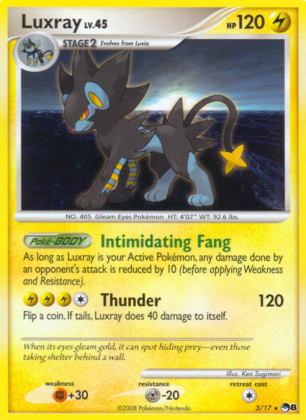 Luxray (3/17) [POP Series 8] | Exor Games New Glasgow