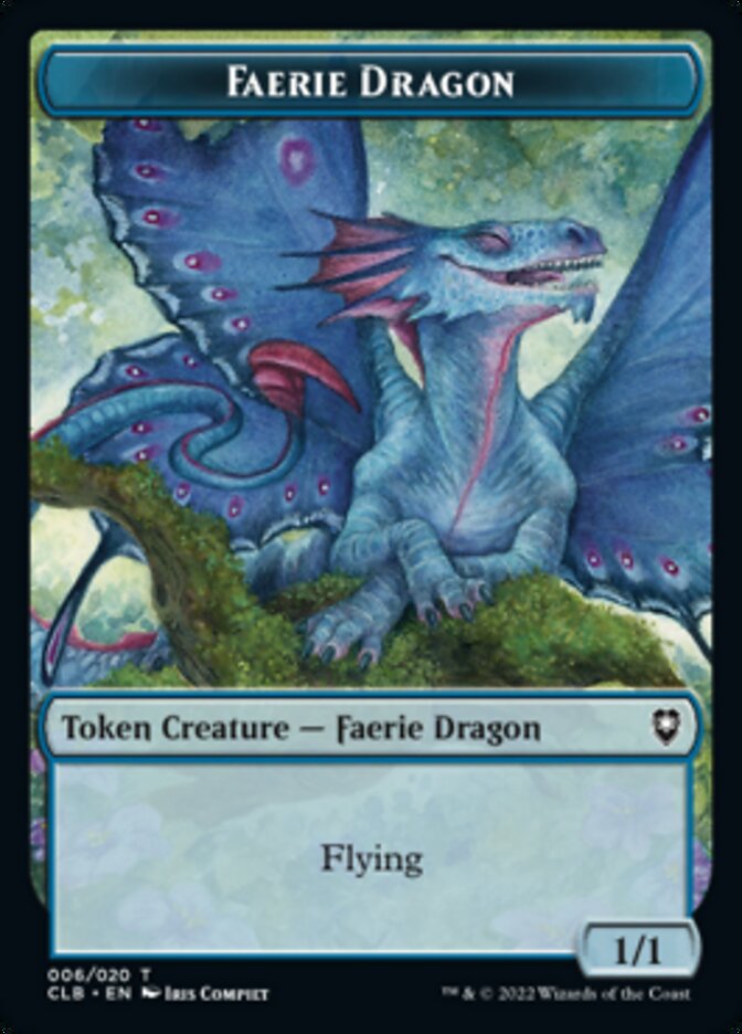 Faerie Dragon Token [Commander Legends: Battle for Baldur's Gate Tokens] | Exor Games New Glasgow