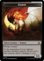 Angel (3) // Demon Double-Sided Token [March of the Machine Commander Tokens] | Exor Games New Glasgow