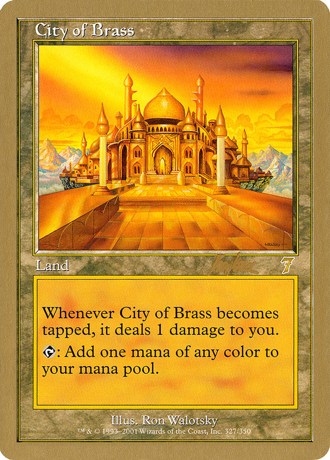 City of Brass (Brian Kibler) [World Championship Decks 2002] | Exor Games New Glasgow