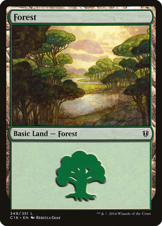 Forest (349) [Commander 2016] | Exor Games New Glasgow