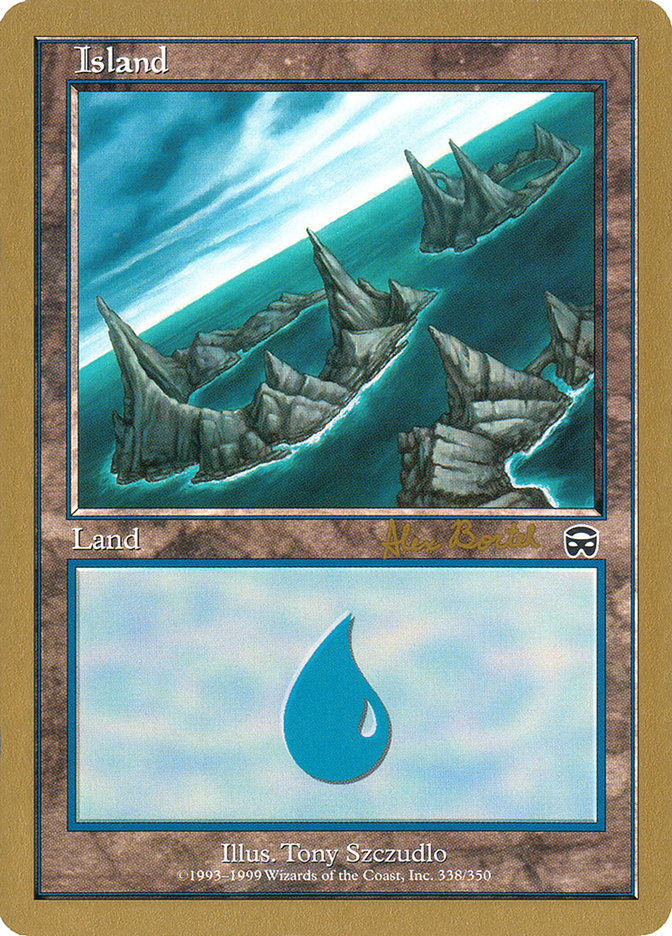 Island (ab338a) (Alex Borteh) [World Championship Decks 2001] | Exor Games New Glasgow