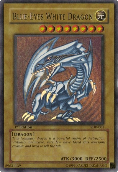 Blue-Eyes White Dragon [SDK-001] Ultra Rare | Exor Games New Glasgow