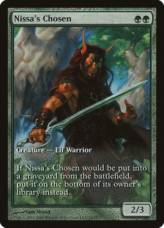 Nissa's Chosen [Zendikar Promos] | Exor Games New Glasgow