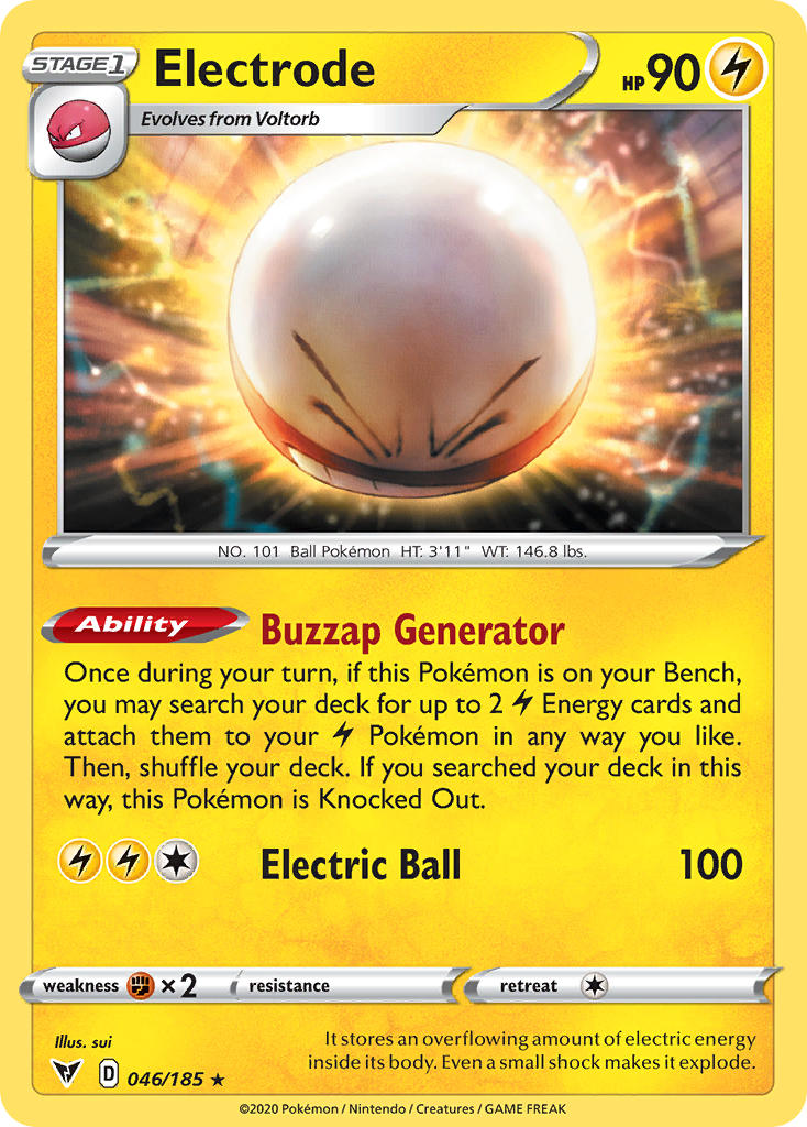 Electrode (046/185) [Sword & Shield: Vivid Voltage] | Exor Games New Glasgow