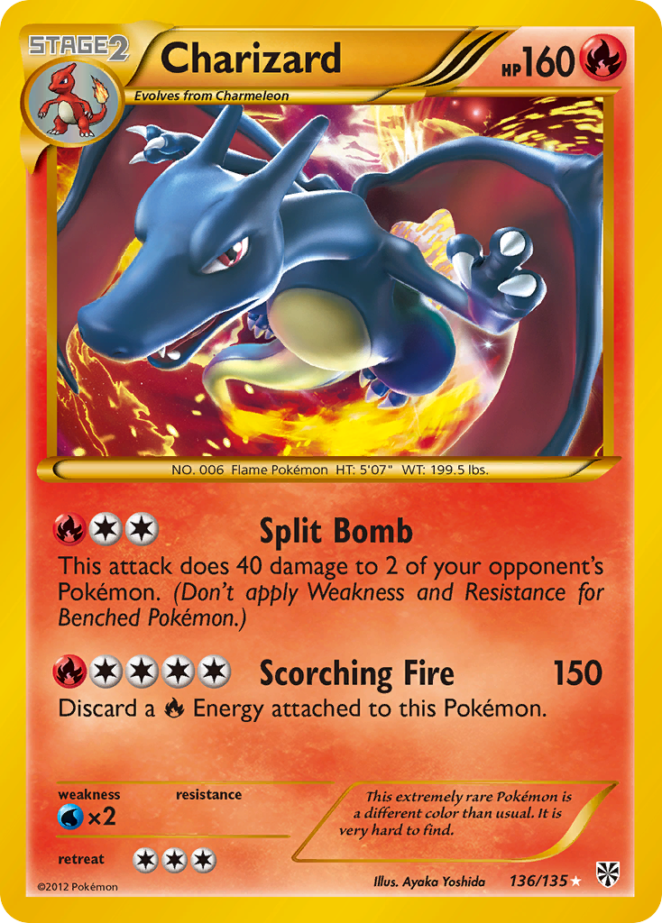 Charizard (136/135) [Black & White: Plasma Storm] | Exor Games New Glasgow