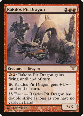 Rakdos Pit Dragon [Dissension] | Exor Games New Glasgow