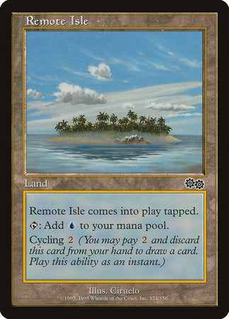 Remote Isle [Urza's Saga] | Exor Games New Glasgow