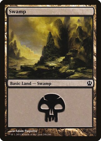 Swamp (240) [Theros] | Exor Games New Glasgow
