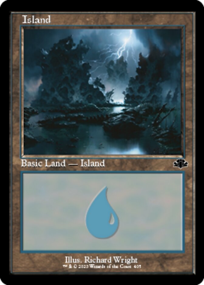 Island (405) (Retro) [Dominaria Remastered] | Exor Games New Glasgow