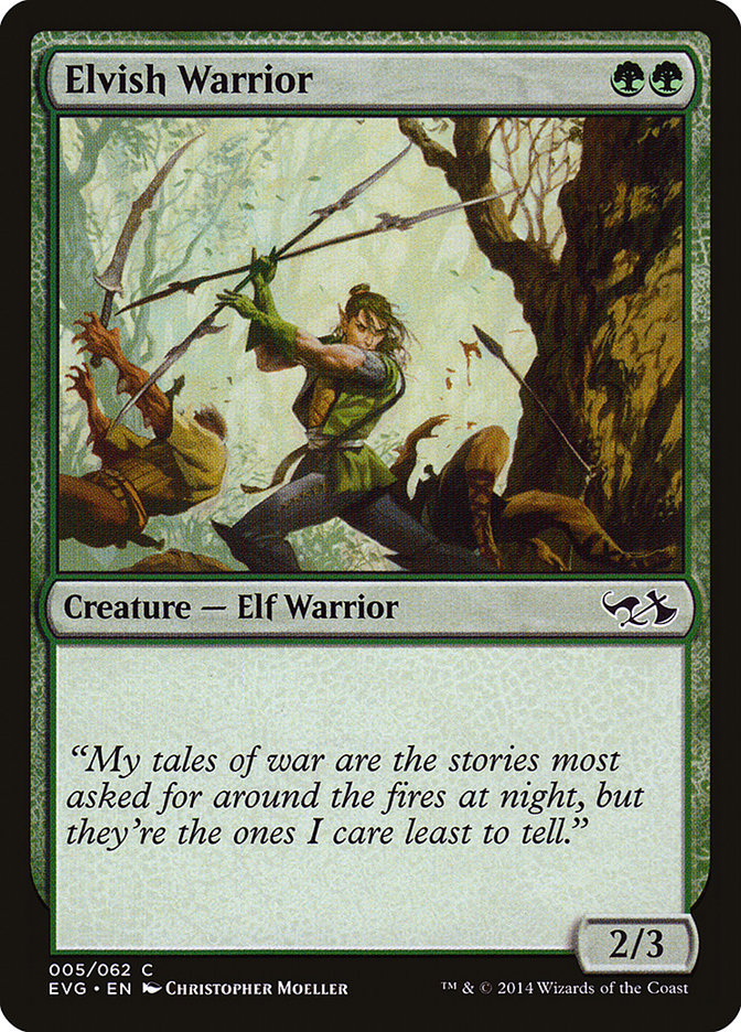 Elvish Warrior (Elves vs. Goblins) [Duel Decks Anthology] | Exor Games New Glasgow