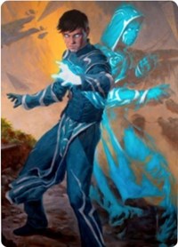 Jace, Mirror Mage 1 Art Card [Zendikar Rising Art Series] | Exor Games New Glasgow