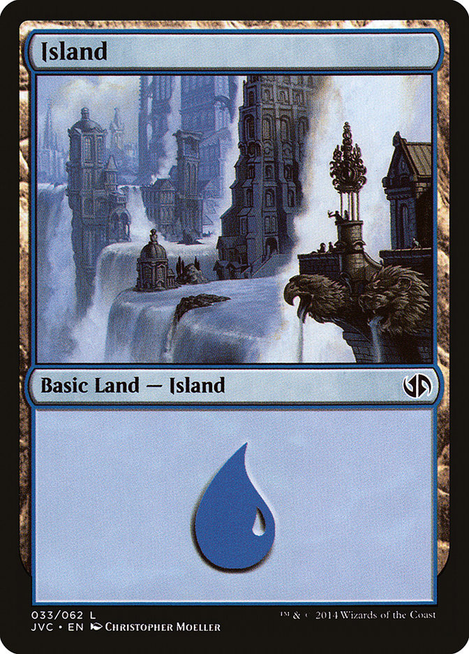 Island (33) [Duel Decks Anthology] | Exor Games New Glasgow