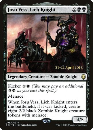 Josu Vess, Lich Knight [Dominaria Promos] | Exor Games New Glasgow