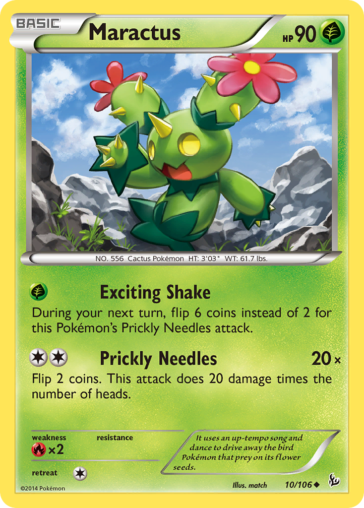 Maractus (10/106) [XY: Flashfire] | Exor Games New Glasgow