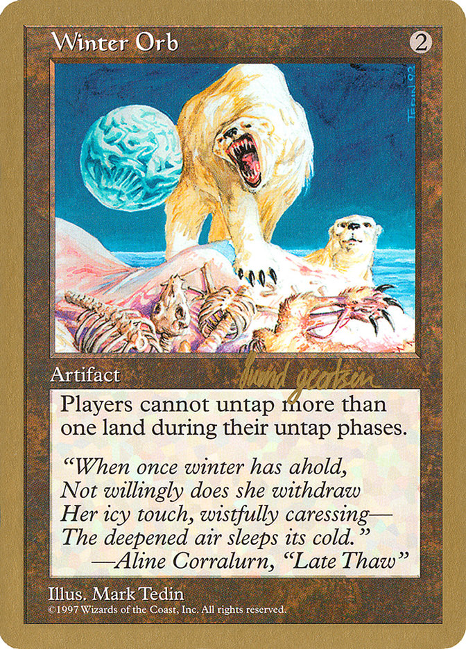 Winter Orb (Svend Geertsen) [World Championship Decks 1997] | Exor Games New Glasgow