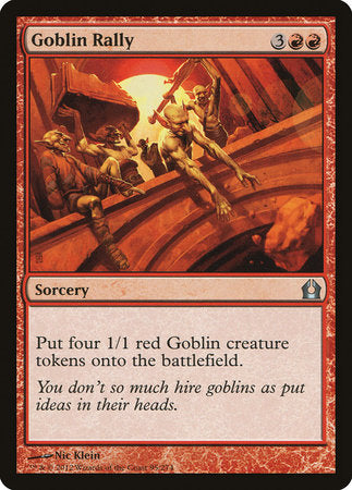 Goblin Rally [Return to Ravnica] | Exor Games New Glasgow