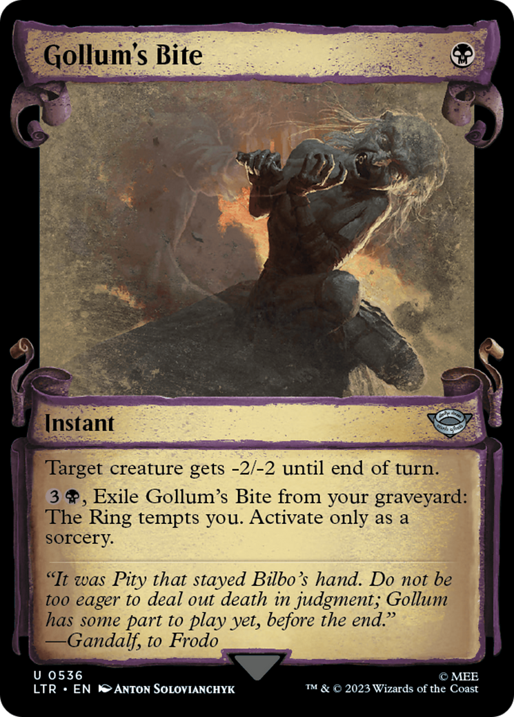 Gollum's Bite [The Lord of the Rings: Tales of Middle-Earth Showcase Scrolls] | Exor Games New Glasgow