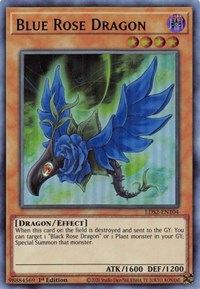 Blue Rose Dragon (Purple) [LDS2-EN104] Ultra Rare | Exor Games New Glasgow