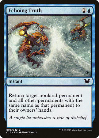 Echoing Truth [Commander 2015] | Exor Games New Glasgow