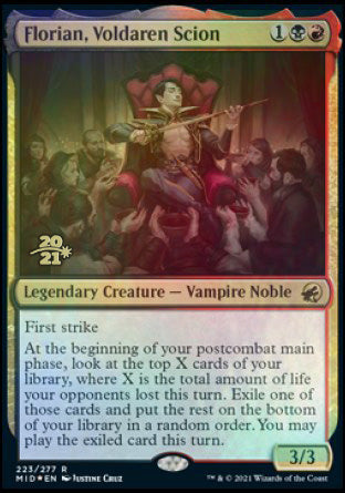 Florian, Voldaren Scion [Innistrad: Midnight Hunt Prerelease Promos] | Exor Games New Glasgow