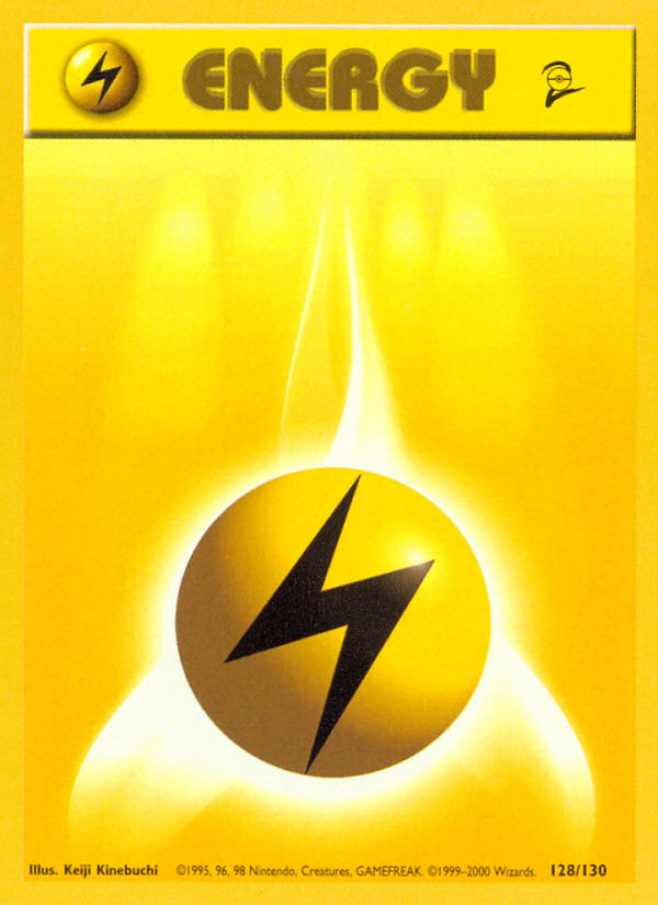 Lightning Energy (128/130) [Base Set 2] | Exor Games New Glasgow