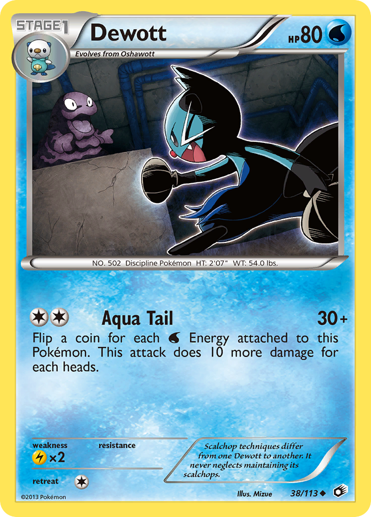 Dewott (38/113) [Black & White: Legendary Treasures] | Exor Games New Glasgow