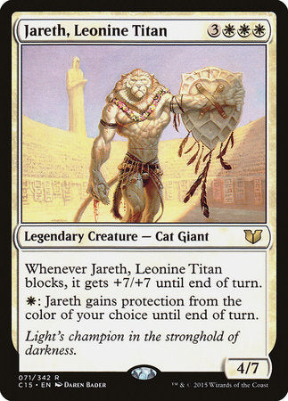 Jareth, Leonine Titan [Commander 2015] | Exor Games New Glasgow