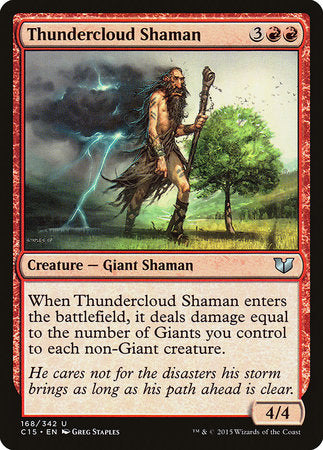 Thundercloud Shaman [Commander 2015] | Exor Games New Glasgow