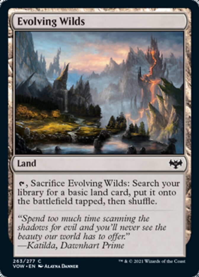 Evolving Wilds [Innistrad: Crimson Vow] | Exor Games New Glasgow