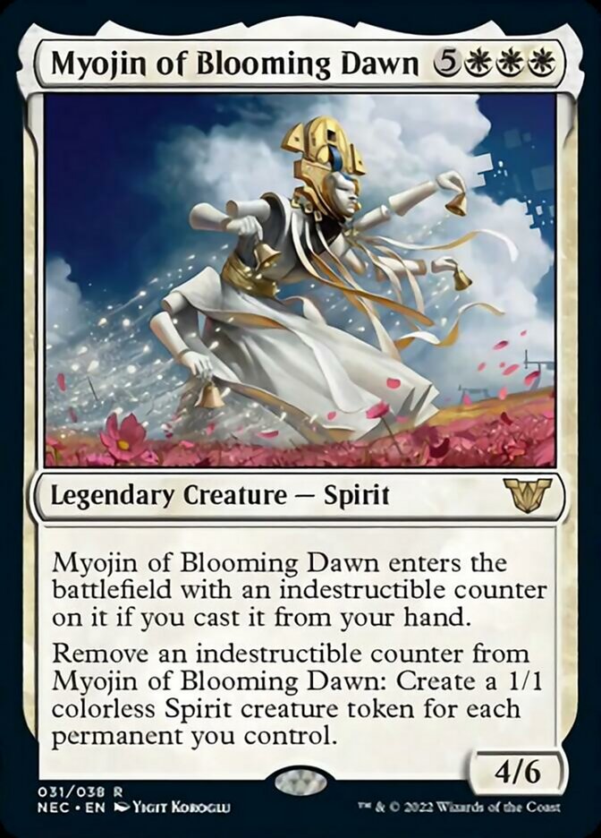 Myojin of Blooming Dawn [Kamigawa: Neon Dynasty Commander] | Exor Games New Glasgow