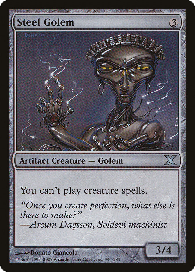 Steel Golem [Tenth Edition] | Exor Games New Glasgow