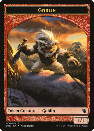 Goblin Token [Dragons of Tarkir Tokens] | Exor Games New Glasgow