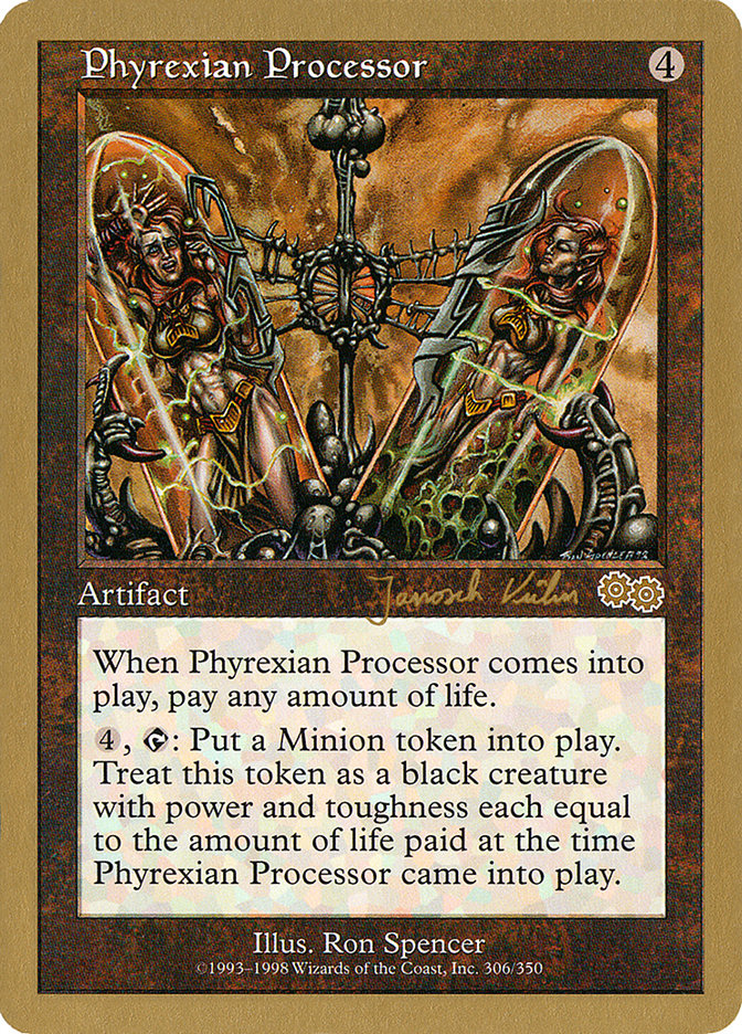 Phyrexian Processor (Janosch Kuhn) [World Championship Decks 2000] | Exor Games New Glasgow