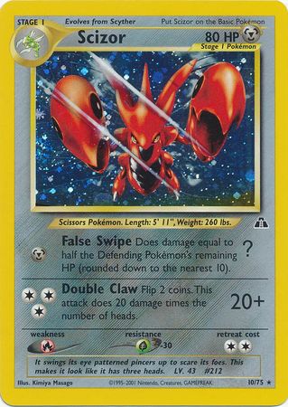 Scizor (10/75) [Neo Discovery Unlimited] | Exor Games New Glasgow