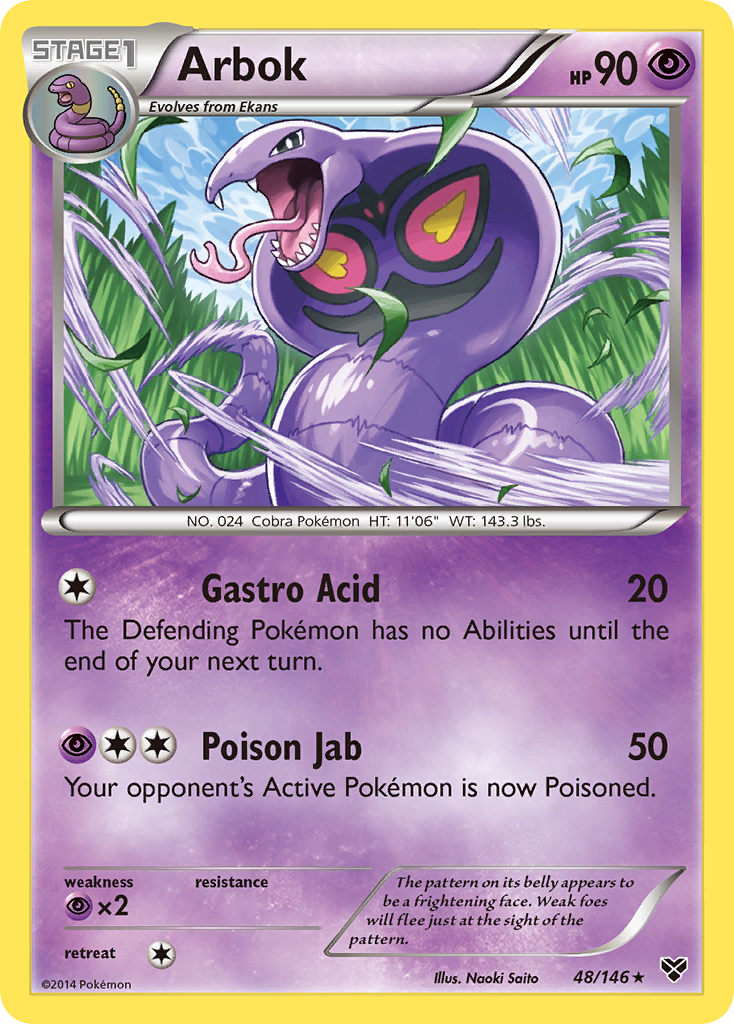 Arbok (48/146) [XY: Base Set] | Exor Games New Glasgow