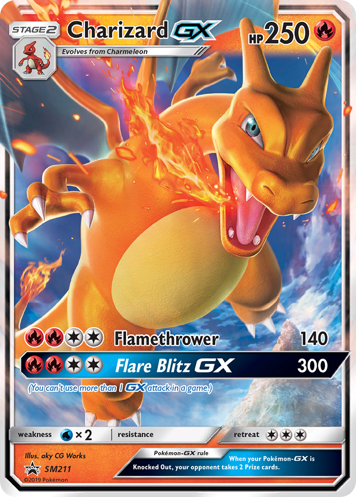 Charizard GX (SM211) [Sun & Moon: Black Star Promos] | Exor Games New Glasgow