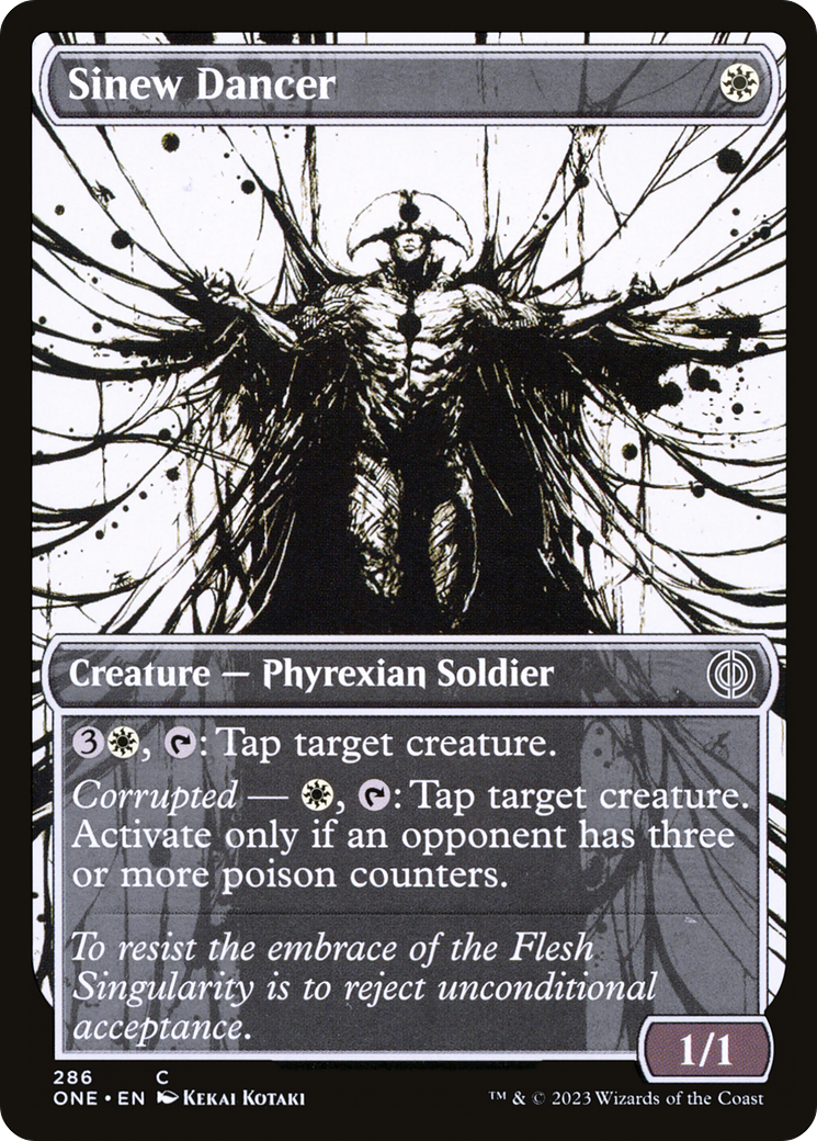 Sinew Dancer (Showcase Ichor) [Phyrexia: All Will Be One] | Exor Games New Glasgow