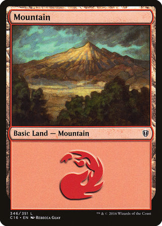 Mountain (346) [Commander 2016] | Exor Games New Glasgow