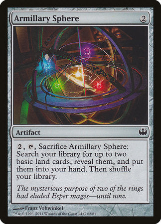 Armillary Sphere [Duel Decks: Knights vs. Dragons] | Exor Games New Glasgow