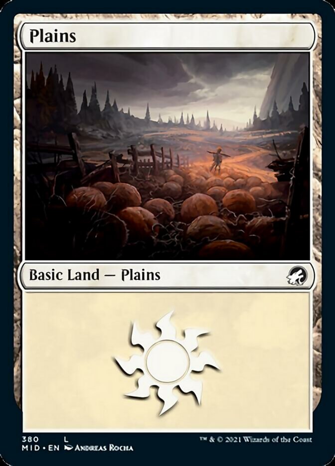 Plains (380) [Innistrad: Midnight Hunt] | Exor Games New Glasgow