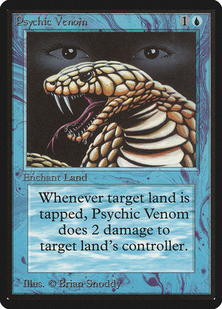 Psychic Venom [Limited Edition Beta] | Exor Games New Glasgow