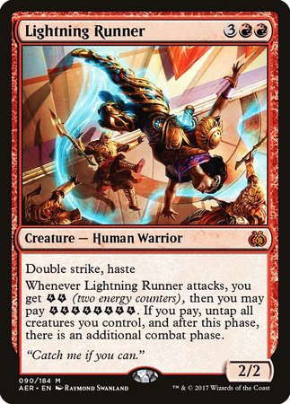 Lightning Runner [Aether Revolt] | Exor Games New Glasgow