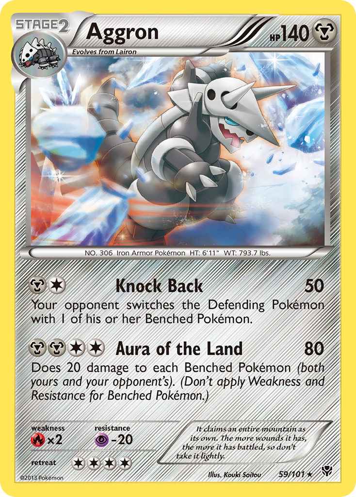 Aggron (59/101) [Black & White: Plasma Blast] | Exor Games New Glasgow