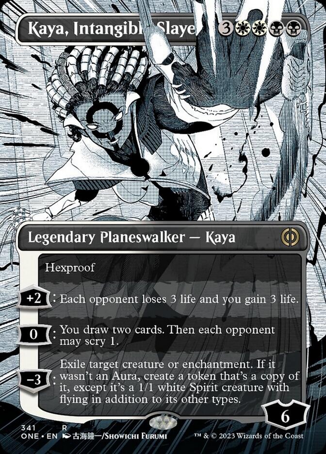 Kaya, Intangible Slayer (Borderless Manga) [Phyrexia: All Will Be One] | Exor Games New Glasgow